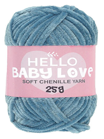 Hello Baby Love Şönil Kadife Punch İpliği 25 gr BL216