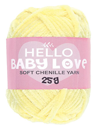 Hello Baby Love Şönil Kadife Punch İpliği 25 gr BL220
