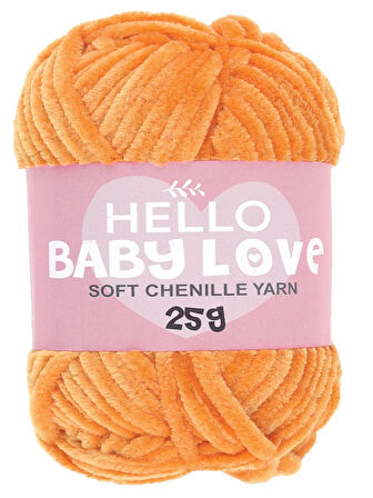 Hello Baby Love Şönil Kadife Punch İpliği 25 gr BL222