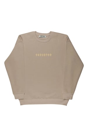 Lenithra He-Man Skeletor Anime Sırt Baskılı Unisex Oversize Sweatshirt Bej / L