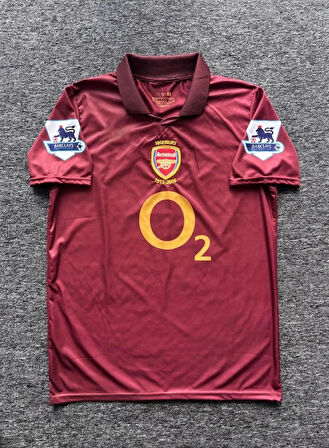 Henry 14 Arsenal Nostalji 2005/06 Sezon Yakalı Forması