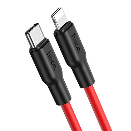 Hoco X21 Pd 20W Type-C To Silikon Hızlı Şarj Ve Data Kablosu-(5775)