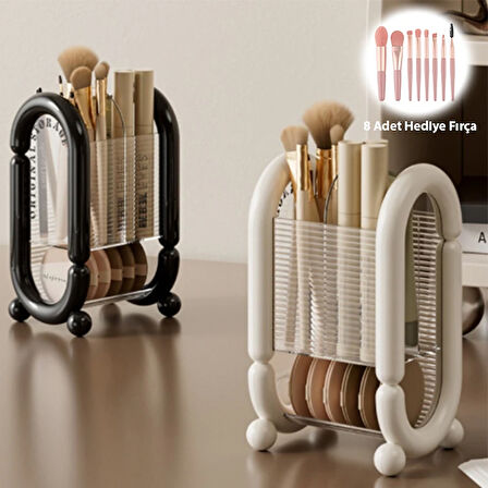 Ezere Şık Tasarım Kozmetik Eşya Makyaj Fırçası Düzenleme Kutusu Organizer-(5775)