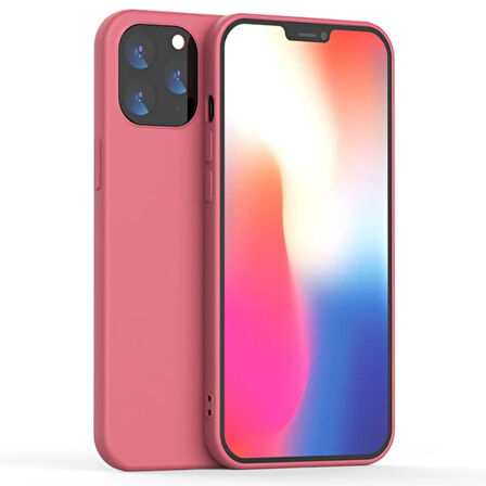 İphone 12-İphone 12 Lansman Kılıf İçi Kadife Silikon Kılıf-(5775)