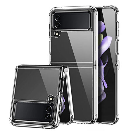 Dux Ducis Crystal Clin Series Z Flip4 5G Shockproof Şeffaf Silikon Kılıf-(5775)