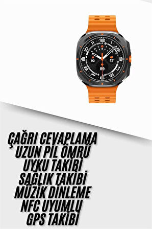 Yeni Nesil Çağrı Cevaplayabilen 47 Mm Titreşimli Çok Fonksiyonlu Akıllı Saat