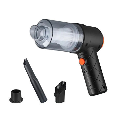 Ally M2037 6000R Portatif Vakumlu Üflemeli Mini Araç Süpürgesi - Toz Ve Kül Temizliği-(5775)