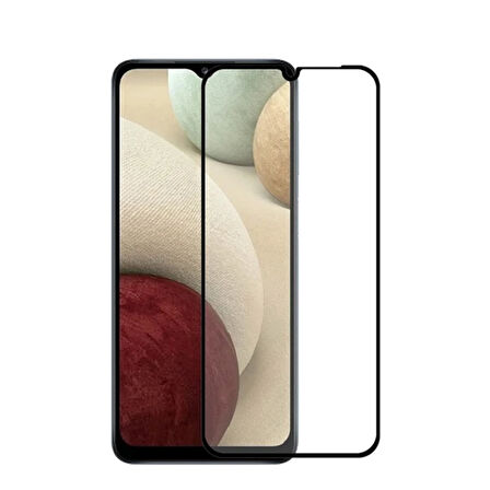 Sm A12 Full Glue Full Kaplama Tempered Cam Ekran Koruyucu-(5775)