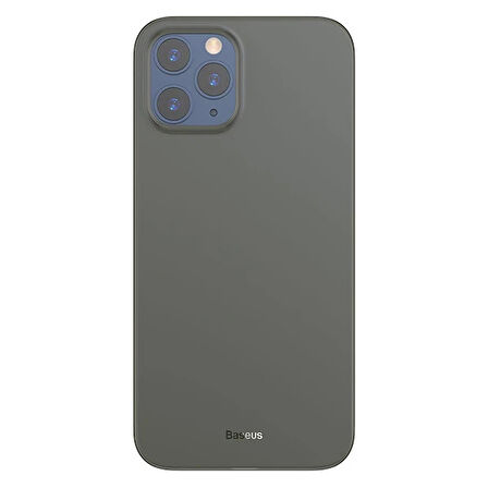 Wing Case İphone 12 6.1 Kılıf İnce Lux Mat Şeffaf Kılıf-(5775)