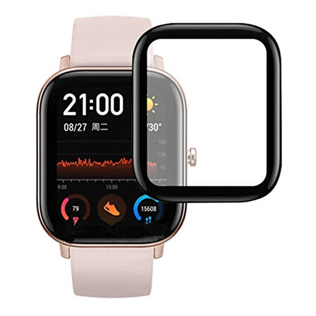 Huami Amazfit Gts 3D Kavisli Pmma Cam Ekran Koruyucu-(5775)