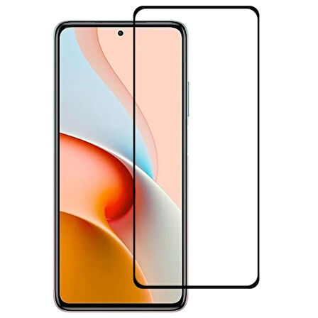 Redmi Note 9 Full Glue Tempered Cam Ekran Koruyucu-(5775)