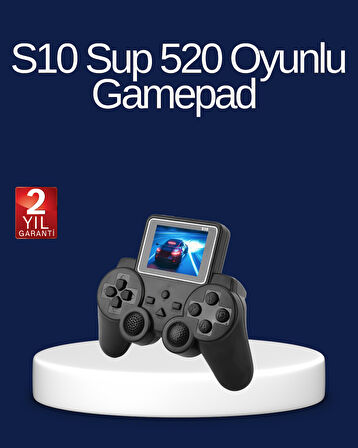 2025 S10 Gamepad 520 Klasik Oyunlu Tv Bağlantılı A Kalite Orijinal