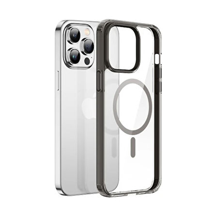 Dux Ducis Clin Mag Series 14 6.1 Uyumlu Manyetik Silikon Kılıf-(5775)