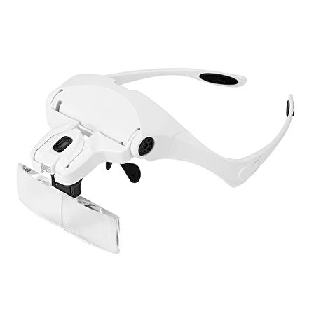 Ally 9892B2 Yedek Lensli Led Işıklı Kafa Büyüteçi-(5775)