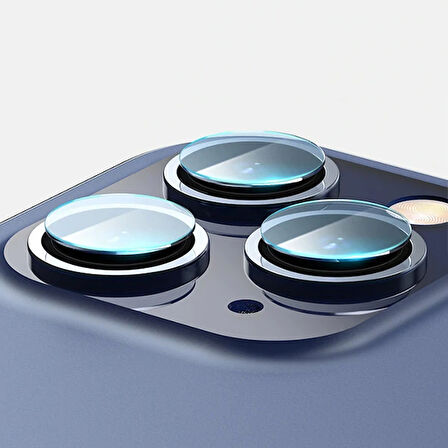 12 6.1-Pro 6.7 Tempered Kamera Lens Koruma Camı 2Set-(5775)