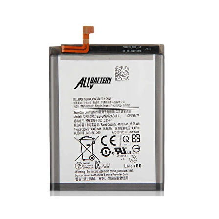 Ally Sm Note 10+ Pil Batarya Eb-Bn972Abu-(5775)