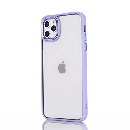 Ally 12 6.7Inç Kılıf Parlak Renkli Çerçeveli Lüx Tpu Silikon Kılıf-(5775)