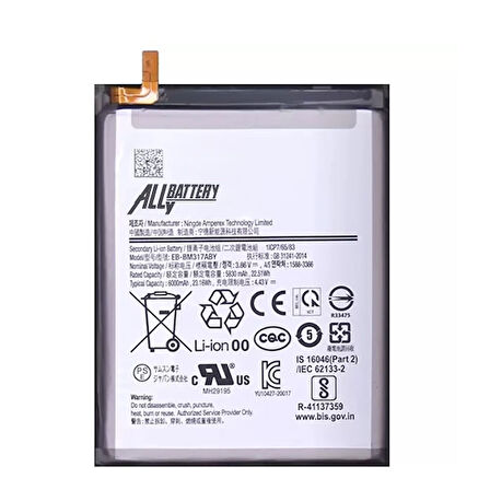 Ally Sm M31S (Sm-M317) Batarya Pil Eb-Bm317Aby-(5775)