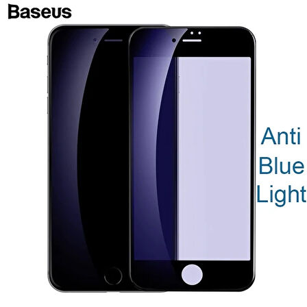 İphone 7 8 3D Anti Blue Light Full Cam Ekran Koruyucu-(5775)