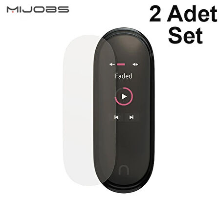 Mijobs Band 5-4 Darbe Emici Ekran Koruyucu 2 Adet Set-(5775)