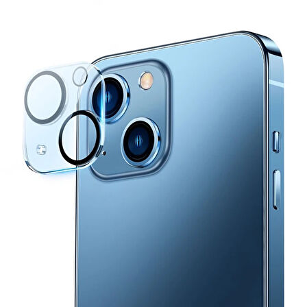 14-14 Ile Uyumlu 0.3Mm Full Tempered Kamera Lens Koruma Camı 2 Adet Set-(5775)