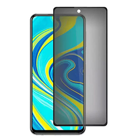 Redmi Note 9S / Note 9 3D Full Privacy Gizlilik Cam Ekran Koruyucu-(5775)