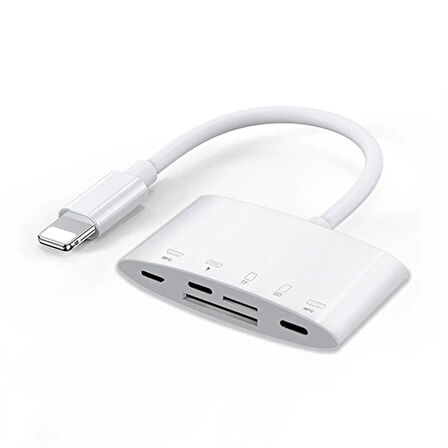 Ally Nk-1040+Plus İphone To Sd/Tf Card Usb Kamera Adaptörü-(5775)