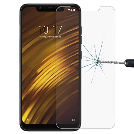 Pocophone F1 Kırılmaz Cam Ekran Koruyucu-(5775)
