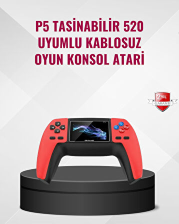 P5 Gamepad 520 Oyunlu Taşınabilir Oyun Konsolu