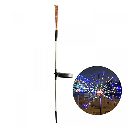 Ally Güneş Enerjili Işıklı Hava Fişek Temalı Dekoratif Bahçe Işığı-(5775)