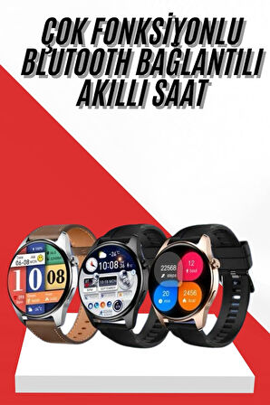 Akıllı Saat 1.5 Inç Amoled Ekran Çift Kordonlu Gps Nfc Uyumlu