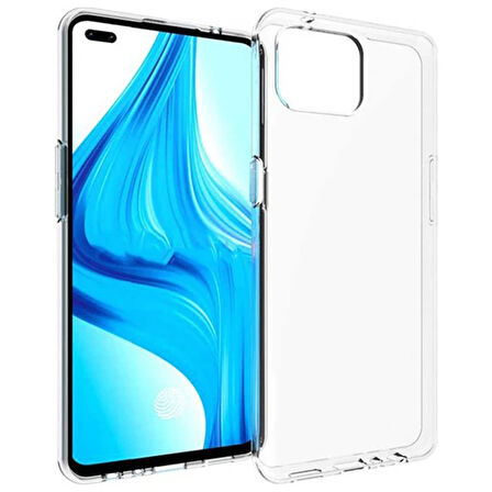 Reno F17-A73 2020 Anti-Drop Shockproof Darbe Emici Silikon Kılıf-(5775)