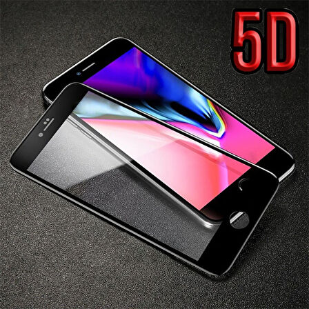 İphone 66S 5D Full Tempered Kırılmaz Cam Ekran Koruyucu-(5775)