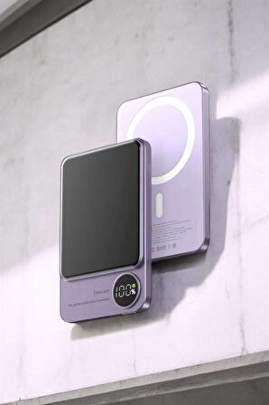 22.5W Kablosuz Şarjlı Dijital Ekran Ve Hızlı Şarj