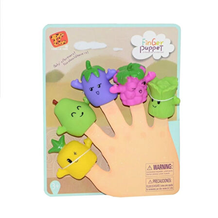 Finger Puppet Meyve Figürlü Parmak Kuklası