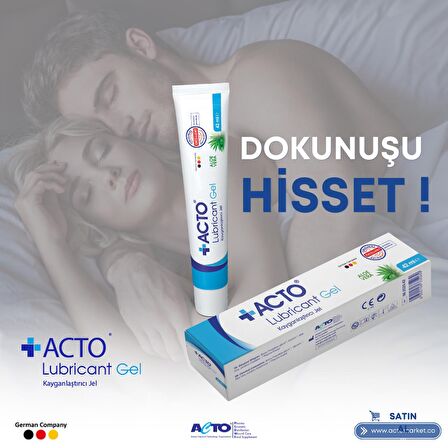 Acto Herbal Cinsel İstek İçin Sıvı Takviye Edici Gıda & Acto Lubricant Gel Kayganlaştırıcı Jel