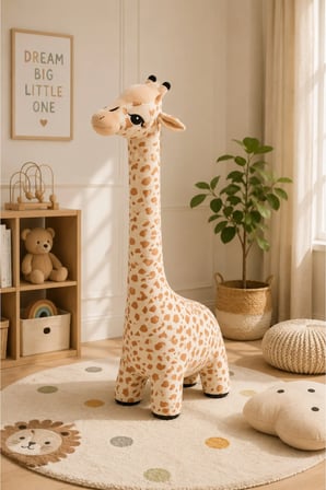 100 Cm Zürafa Peluş Oyuncak Dekoratif