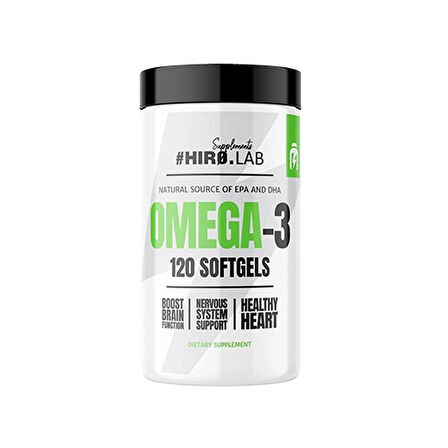 Hero Lab Omega-3 Fish Oil Balık yağı | 65% EPA + DHA 120 Kapsül - Polonya menşei