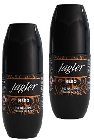 Jagler Hero Roll-On Deodorant 50ml – Kalıcı Ferahlık ve Etkileyici Koku 2 ADET