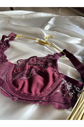 Dantelli Telli Şık Minimizer Toparlayıcı Sütyen