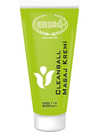 Ersağ Cleanball Masaj Kremi 200 ml