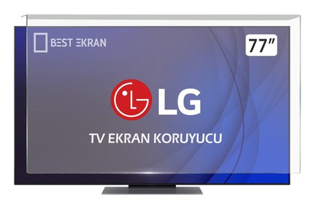 LG OLED77C64LA TV EKRAN KORUYUCU - LG 77" inç 195 Ekran Uydu Alıcılı 4K Ultra HD Smart webOS OLED TV