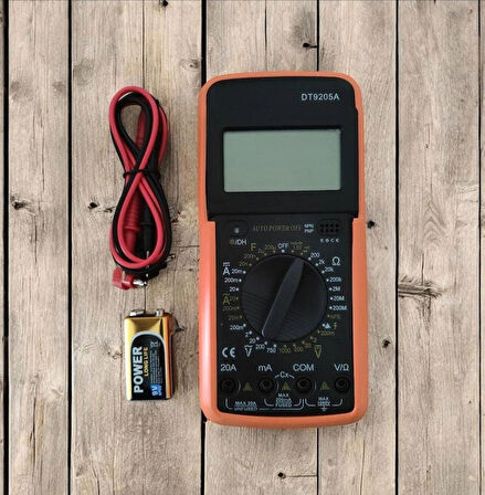  Usta Tipi Dijital Ölçü Aleti ekran dijital multimetre el ampermetre voltmetre akım ölçüm buzzerli