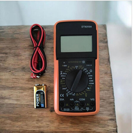  Usta Tipi Dijital Ölçü Aleti ekran dijital multimetre el ampermetre voltmetre akım ölçüm buzzerli