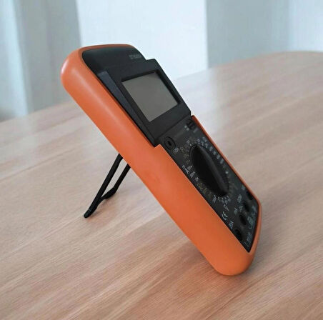  Usta Tipi Dijital Ölçü Aleti ekran dijital multimetre el ampermetre voltmetre akım ölçüm buzzerli