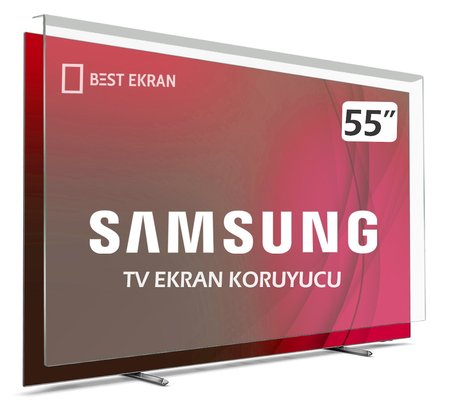 SAMSUNG 55U8000H TV EKRAN KORUYUCU - Samsung 55" inç UE55U8000HUXTK Crystal UHD 4K Ulta HD OLED TV