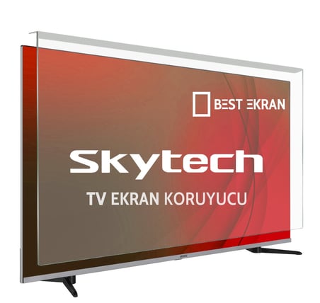 Skytech Q50ST1405 Tv Ekran Koruyucu - Skytech 50" inç 127 Ekran QLED Televizyon Tv Ekran Koruyucu