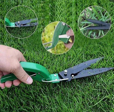 YEŞİL SAPLI 33 CM ÇİM BİÇME MAKASI BUDAMA MAKASI 