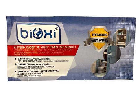 Bioxi® Hijyenik Klozet Ve Yüzey Temizleme Mendili 30 Lu Paket