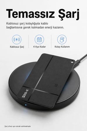 Hi Kart İOS&ANDROİD Uyumlu Takip Cihazı & Dijital Kartvizit Siyah